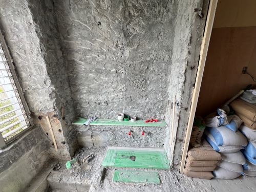 京都市で浴室、脱衣場洗面解体工事をしました。