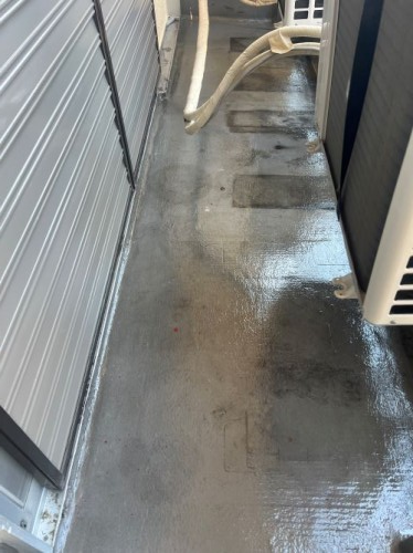 豊中市でベランダ防水をしました。