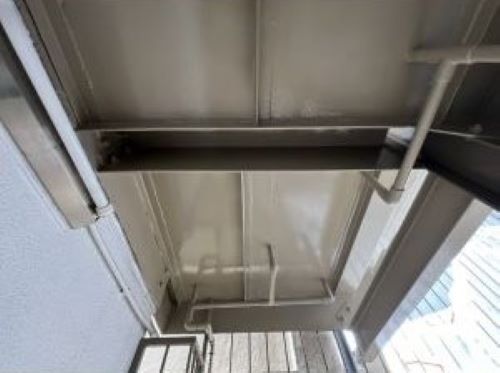 大阪市内で鉄骨階段塗装工事